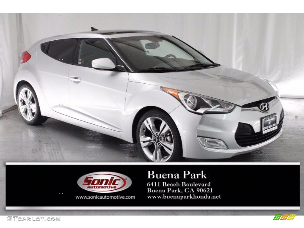 2017 Veloster Value Edition - Ironman Silver / Black photo #1