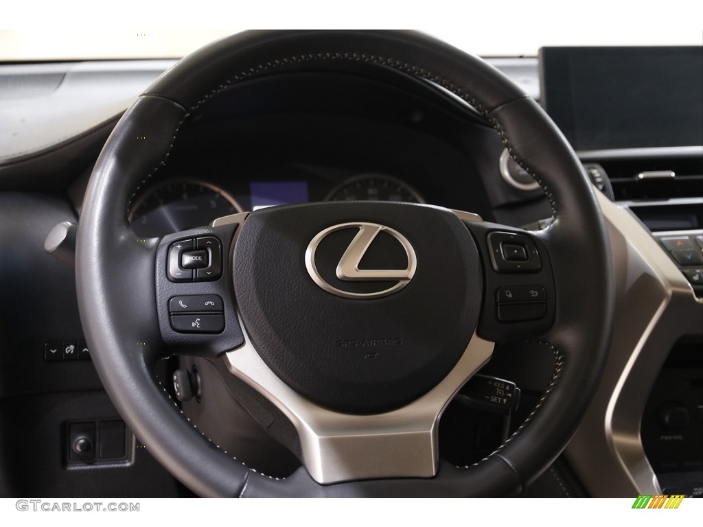 2015 Lexus NX 200t AWD Black Steering Wheel Photo #143299244