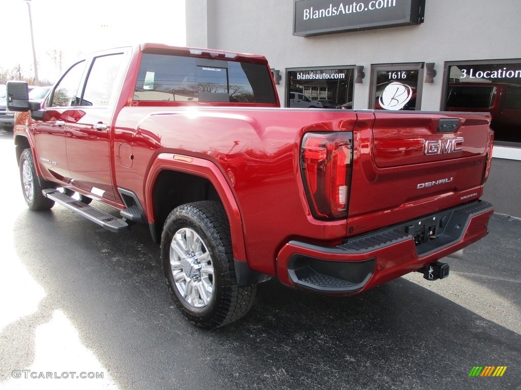 2021 Sierra 2500HD Denali Crew Cab 4WD - Cayenne Red Tintcoat / Jet Black photo #3