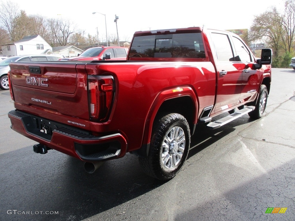 2021 Sierra 2500HD Denali Crew Cab 4WD - Cayenne Red Tintcoat / Jet Black photo #4