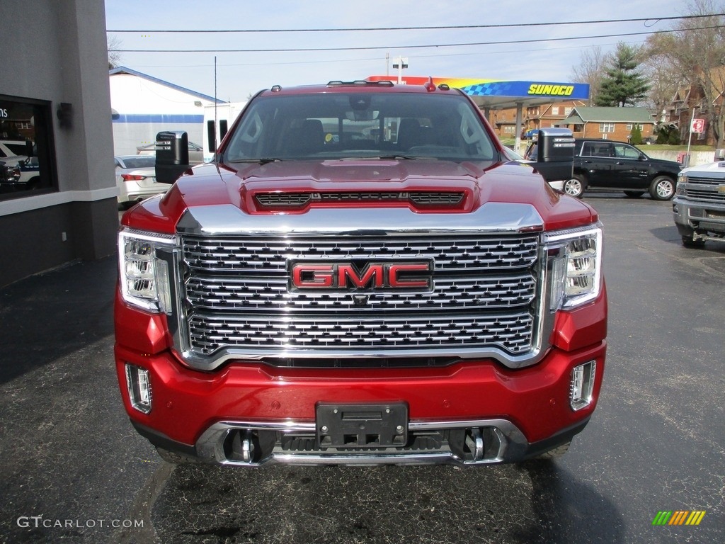2021 Sierra 2500HD Denali Crew Cab 4WD - Cayenne Red Tintcoat / Jet Black photo #30