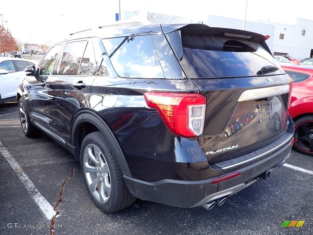 2020 Explorer Platinum 4WD - Agate Black Metallic / Ebony photo #2