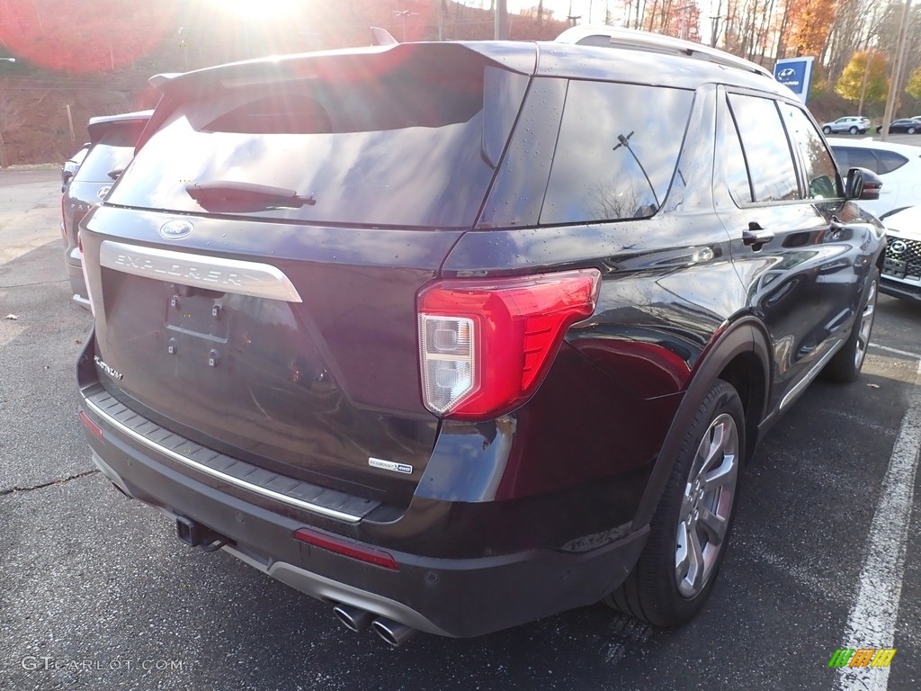 2020 Explorer Platinum 4WD - Agate Black Metallic / Ebony photo #4