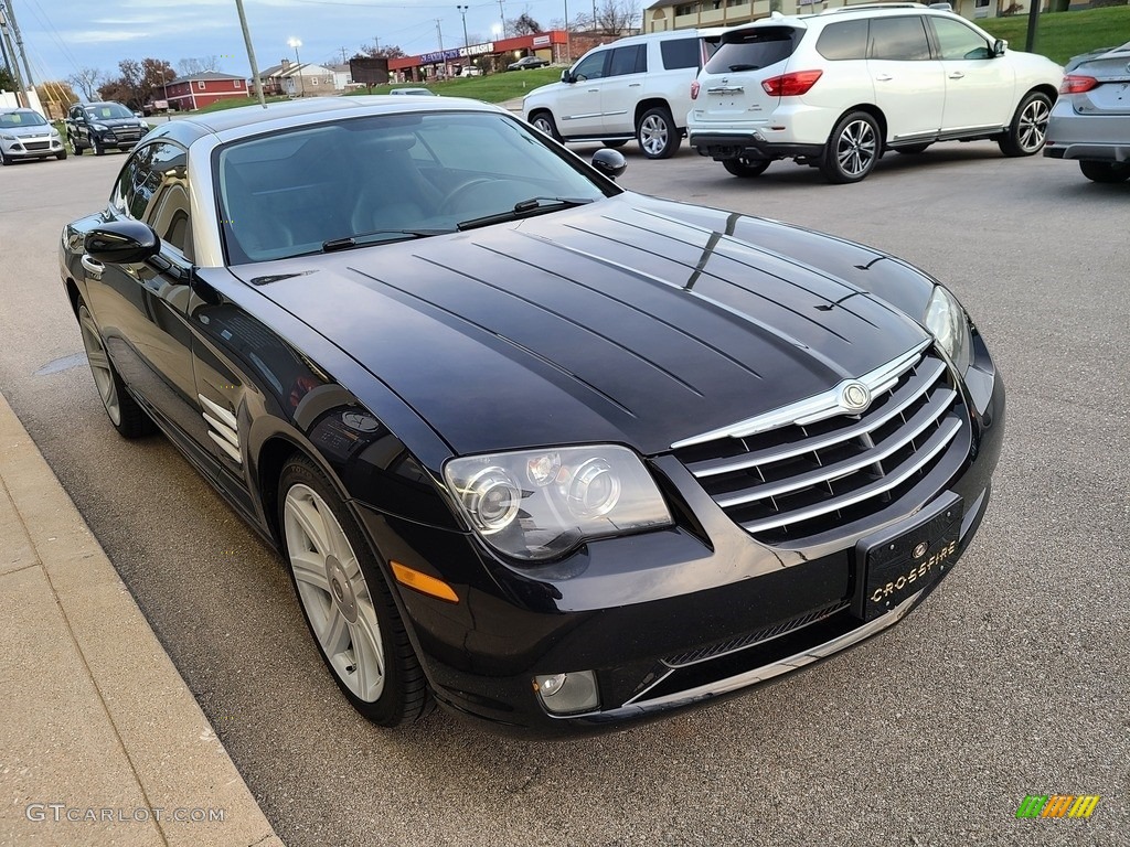 2008 Crossfire Limited Coupe - Black / Dark Slate Gray photo #27