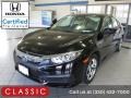 Crystal Black Pearl 2018 Honda Civic LX Sedan