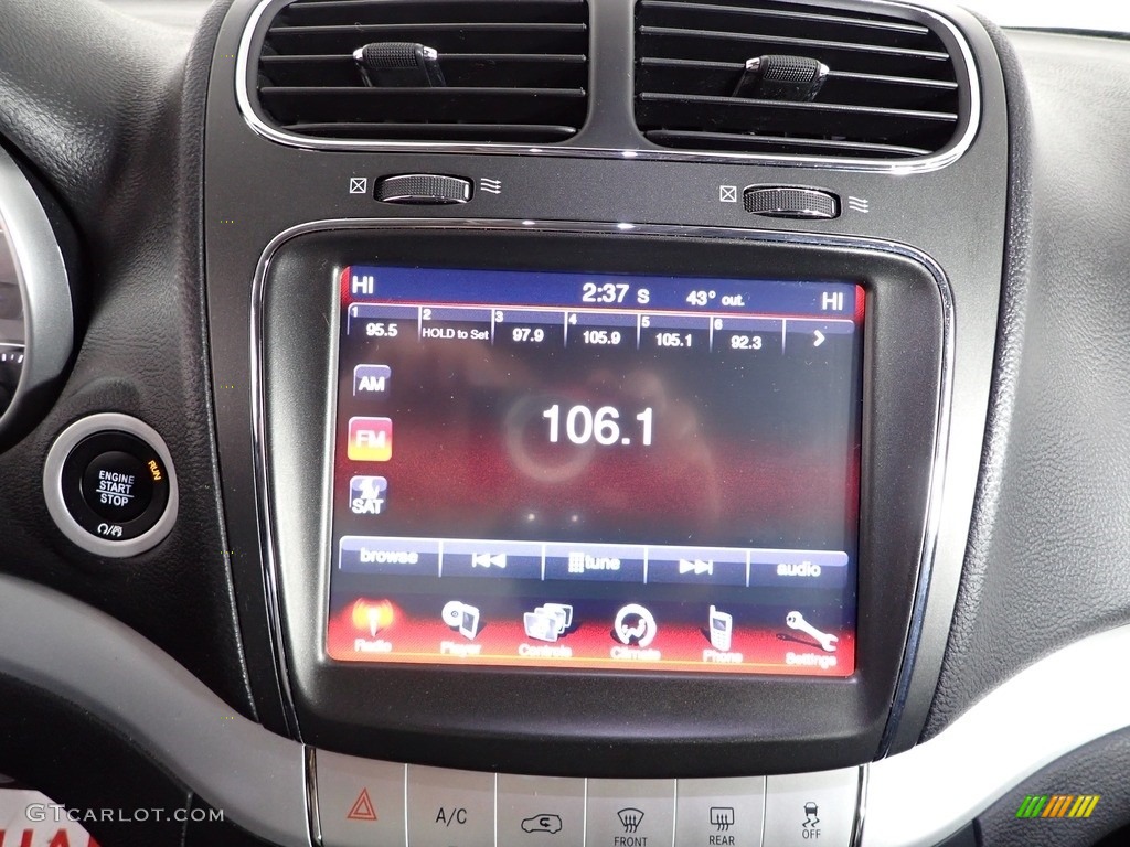 2017 Journey GT AWD - Granite Pearl-Coat / GT Black/Red photo #23