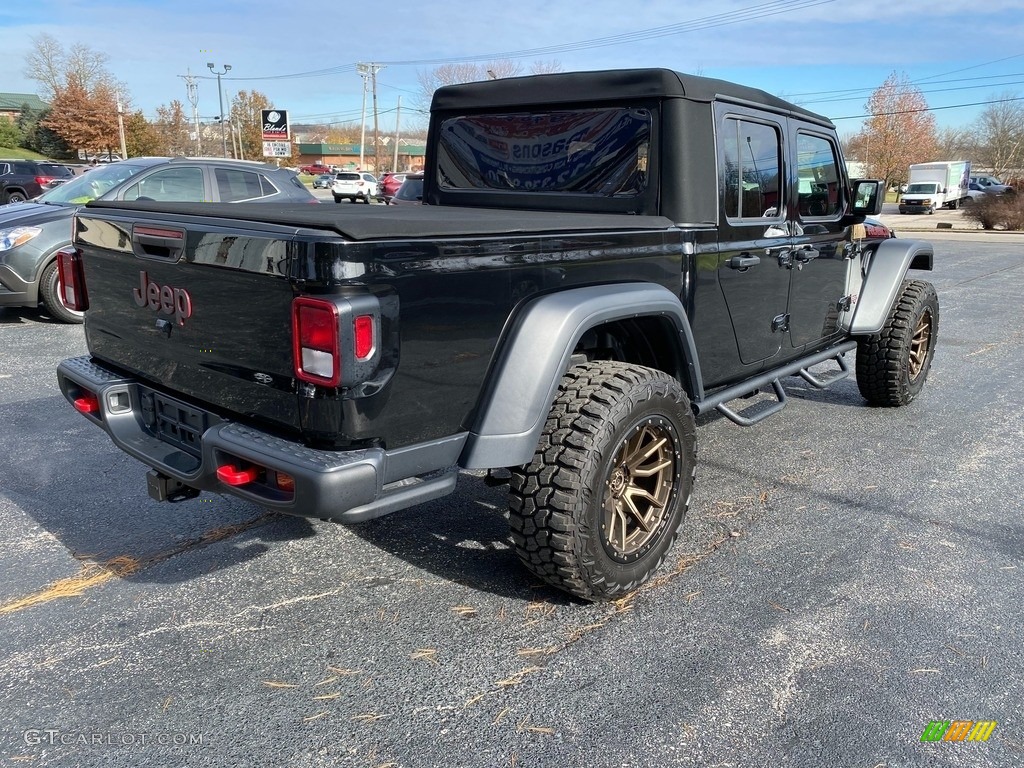 2020 Gladiator Rubicon 4x4 - Black / Black photo #6