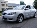 2004 Sunlight Silver Mica Mazda MAZDA3 i Sedan  photo #1