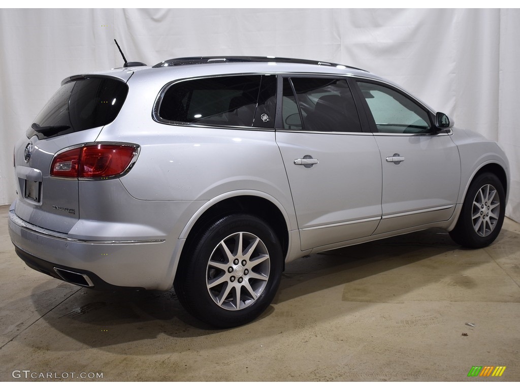 2017 Enclave Leather AWD - Quicksilver Metallic / Ebony/Ebony photo #2