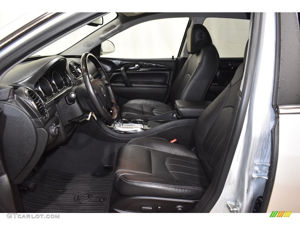 2017 Enclave Leather AWD - Quicksilver Metallic / Ebony/Ebony photo #7