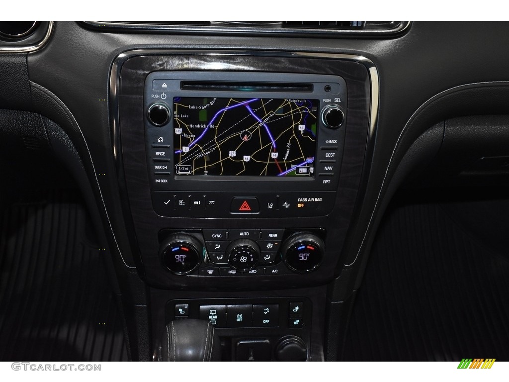 2017 Enclave Leather AWD - Quicksilver Metallic / Ebony/Ebony photo #15