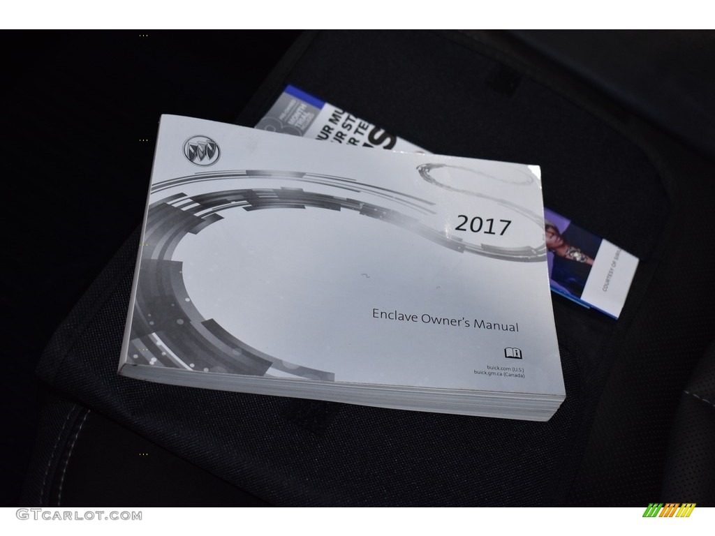 2017 Enclave Leather AWD - Quicksilver Metallic / Ebony/Ebony photo #20