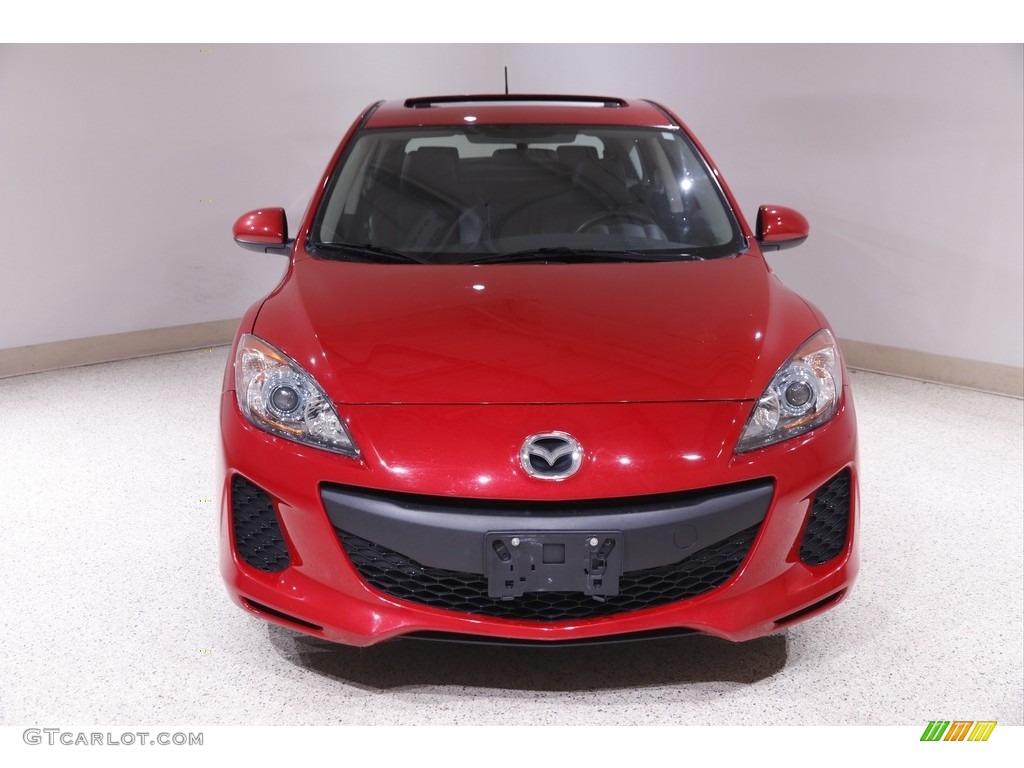 2013 MAZDA3 i Grand Touring 5 Door - Velocity Red Mica / Black photo #2