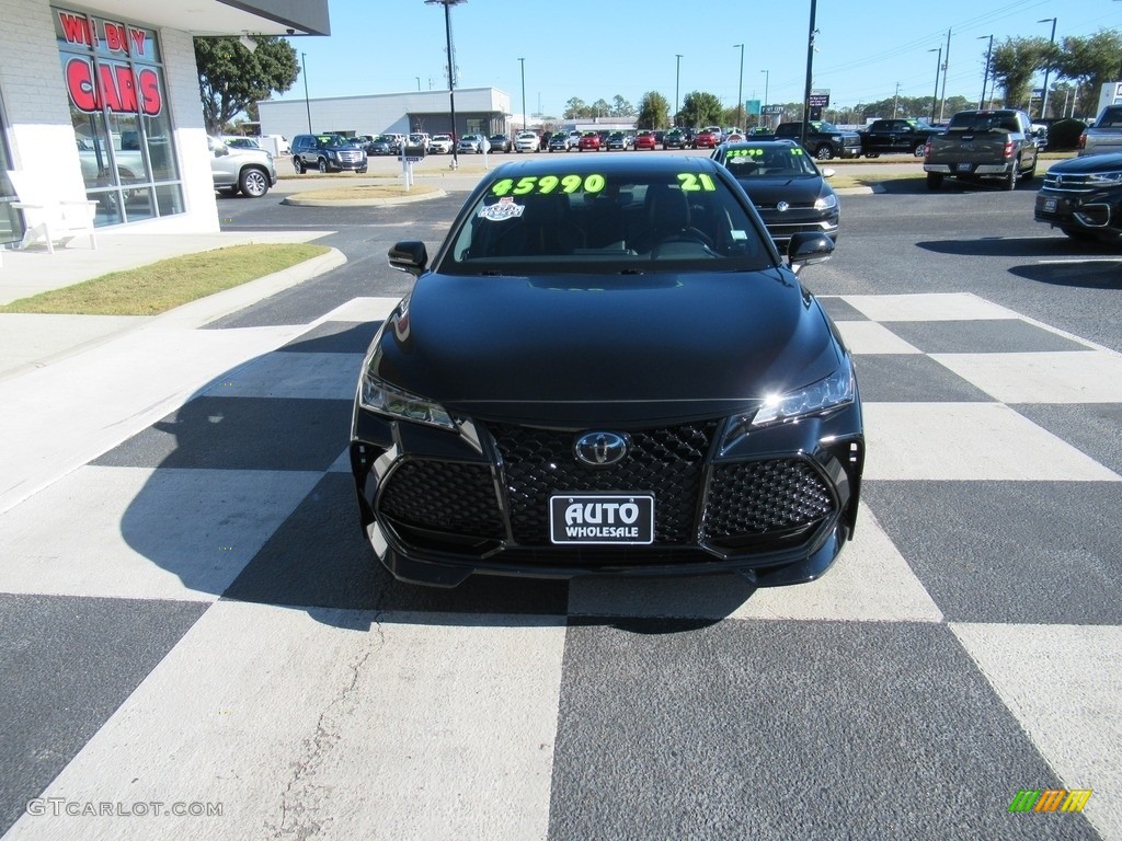 2021 Avalon TRD - Midnight Black Metallic / Black/Red photo #2