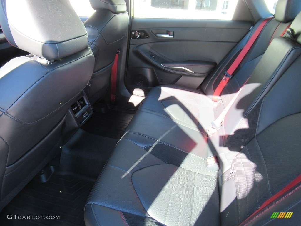 2021 Avalon TRD - Midnight Black Metallic / Black/Red photo #12