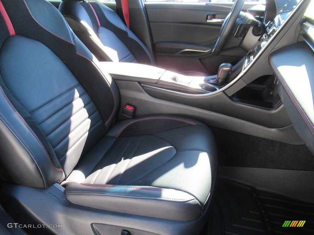 2021 Avalon TRD - Midnight Black Metallic / Black/Red photo #13