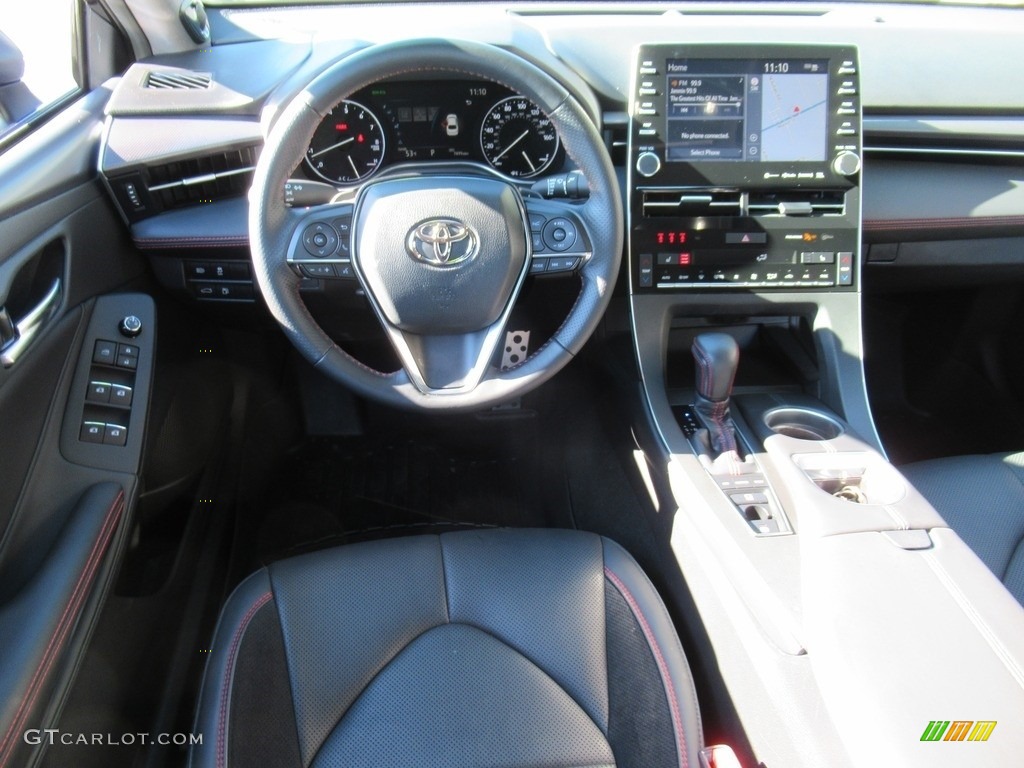 2021 Avalon TRD - Midnight Black Metallic / Black/Red photo #15