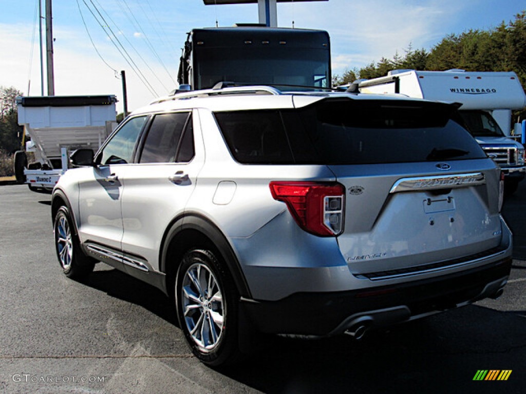 2021 Explorer Limited 4WD - Iconic Silver Metallic / Ebony photo #3