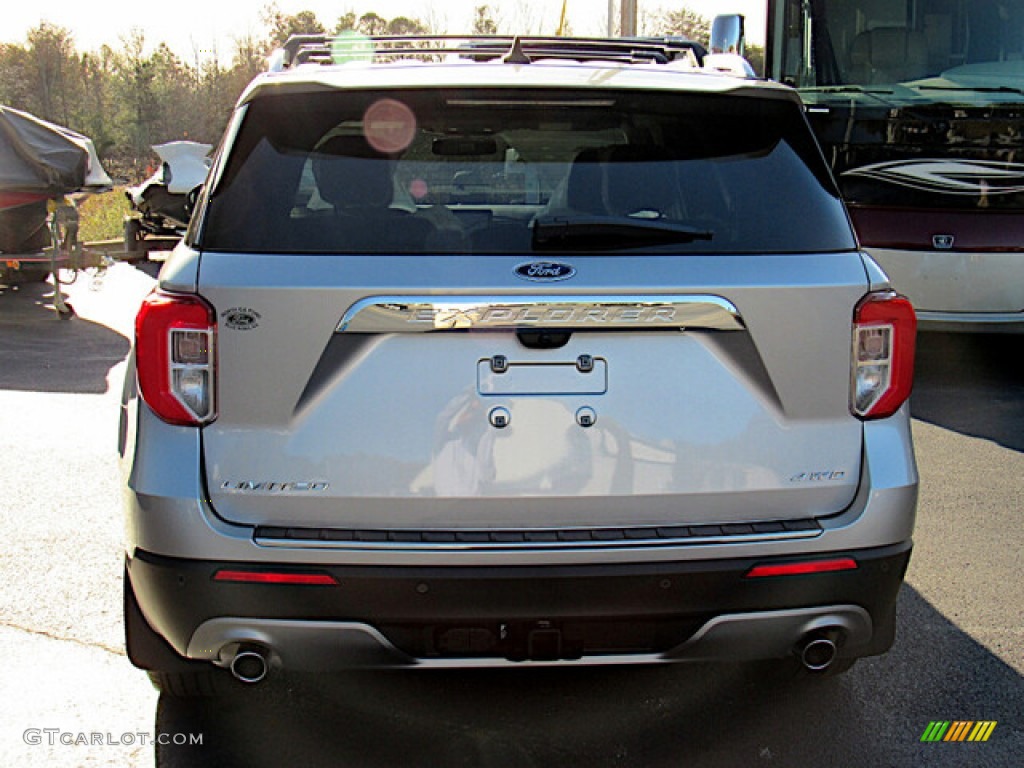 2021 Explorer Limited 4WD - Iconic Silver Metallic / Ebony photo #4