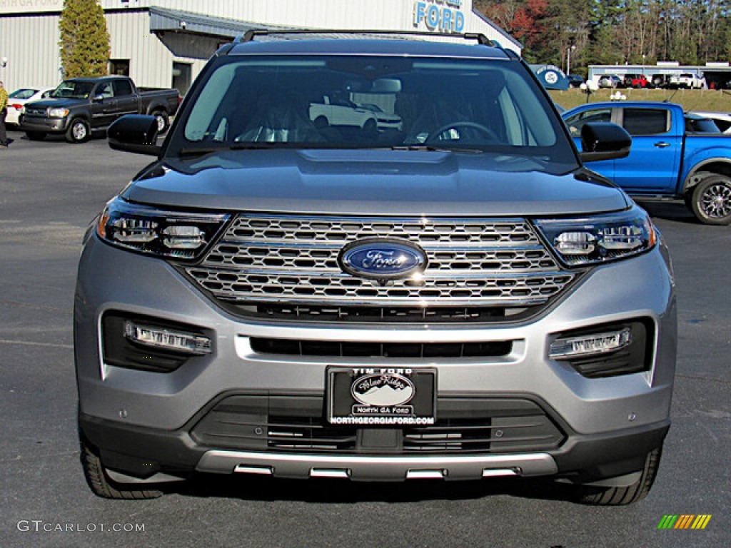 2021 Explorer Limited 4WD - Iconic Silver Metallic / Ebony photo #8