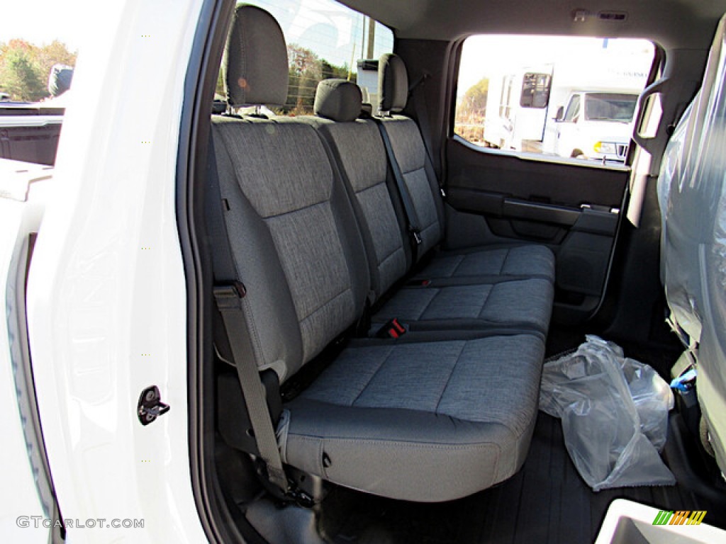 Medium Dark Slate Interior 2021 Ford F150 XL SuperCrew 4x4 Photo #143307648
