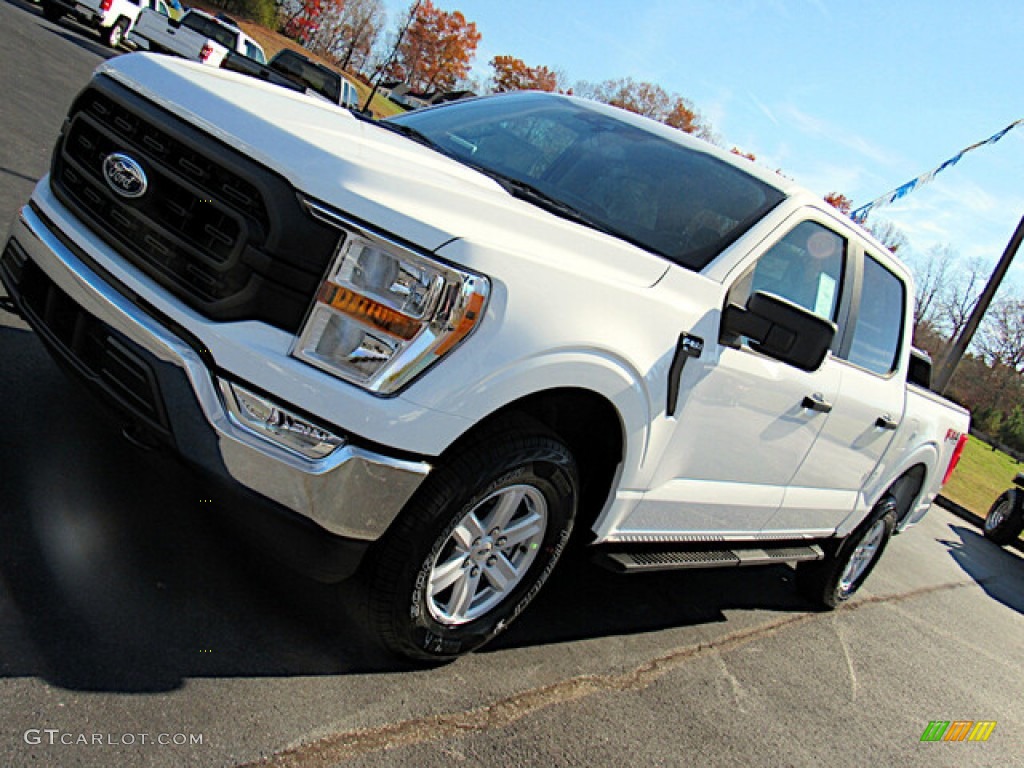Oxford White 2021 Ford F150 XL SuperCrew 4x4 Exterior Photo #143307782