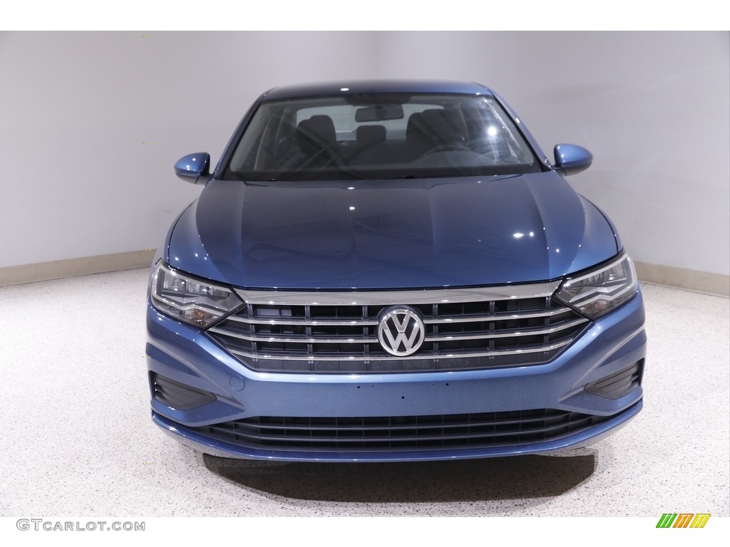 2020 Jetta S - Silk Blue Metallic / Titan Black photo #2