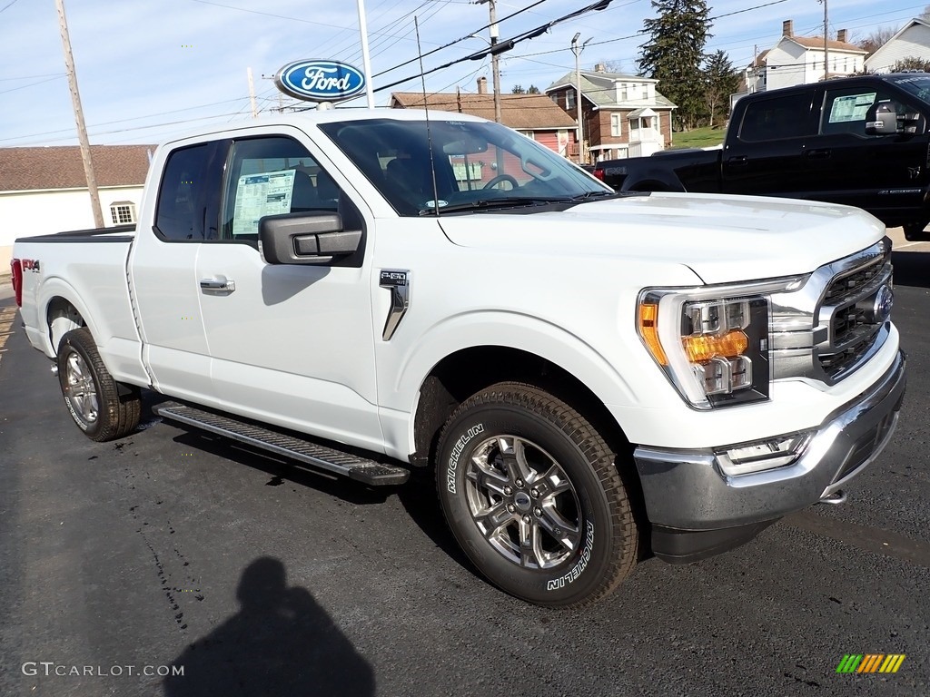 2021 F150 XLT SuperCab 4x4 - Star White / Medium Dark Slate photo #6