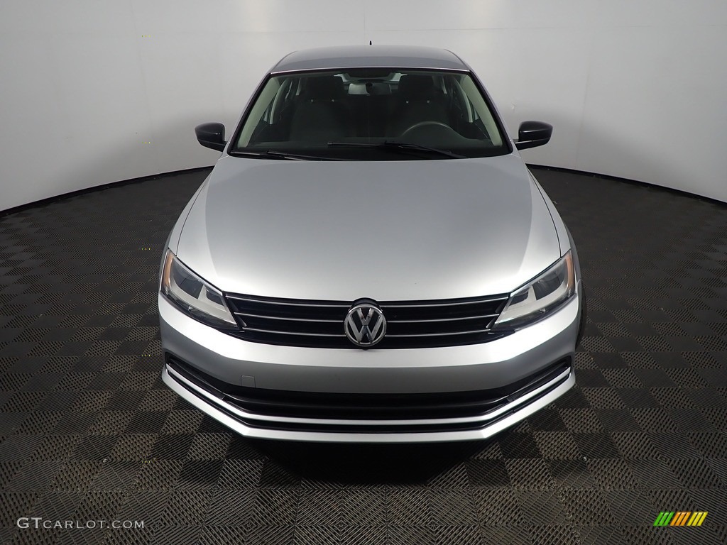 2015 Jetta TDI S Sedan - Reflex Silver Metallic / Titan Black photo #4