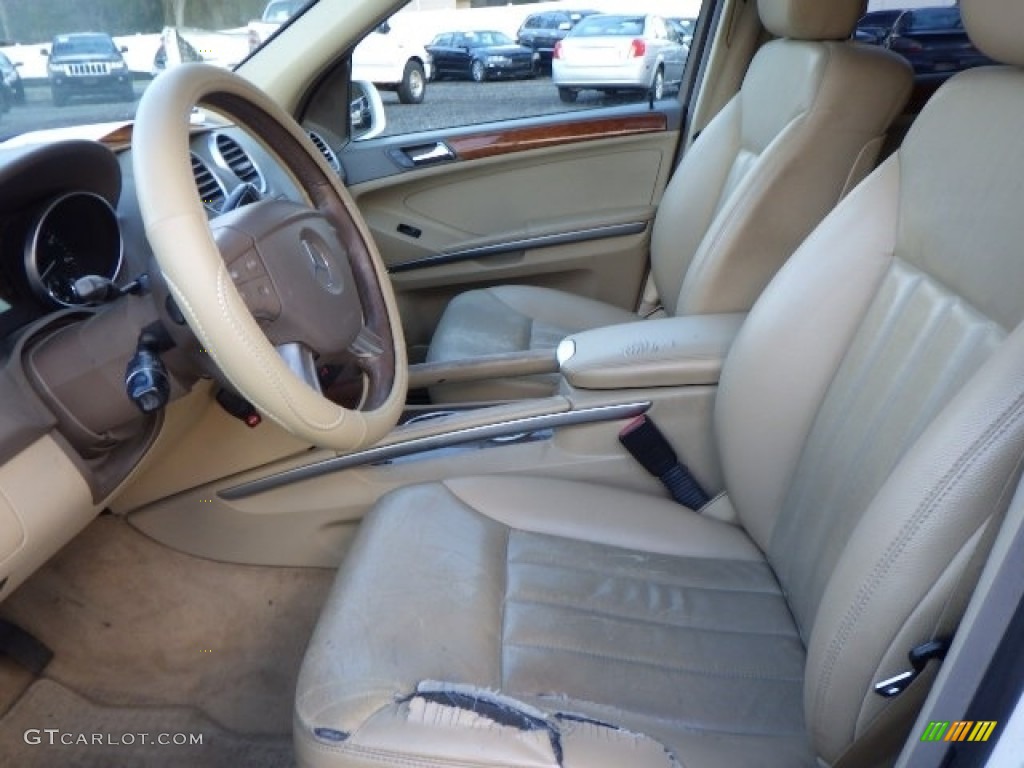 2006 ML 350 4Matic - Alabaster White / Macadamia photo #7