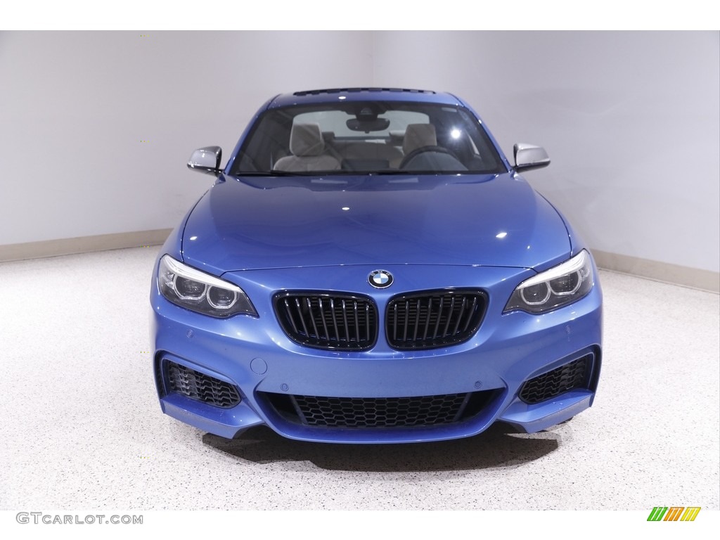 2019 2 Series M240i xDrive Coupe - Estoril Blue Metallic / Oyster/Black photo #2