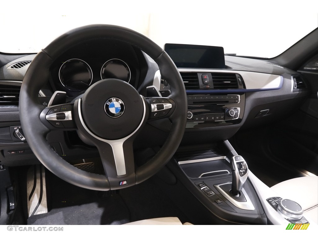 2019 2 Series M240i xDrive Coupe - Estoril Blue Metallic / Oyster/Black photo #6