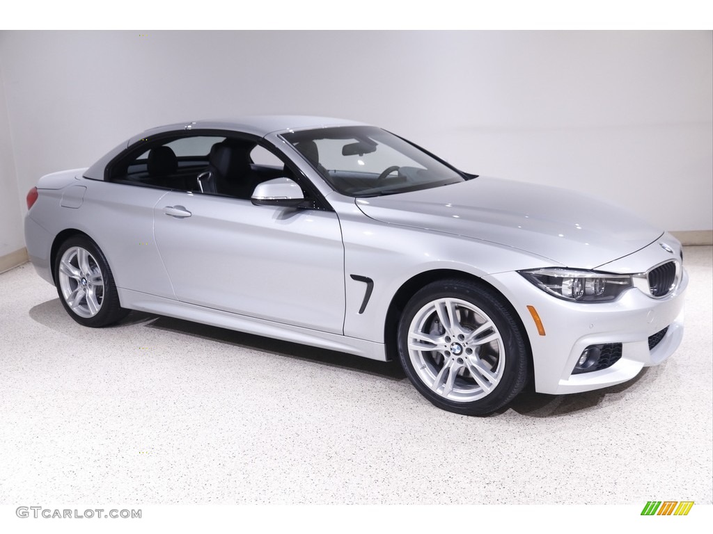 Glacier Silver Metallic 2018 BMW 4 Series 440i xDrive Convertible Exterior Photo #143312358
