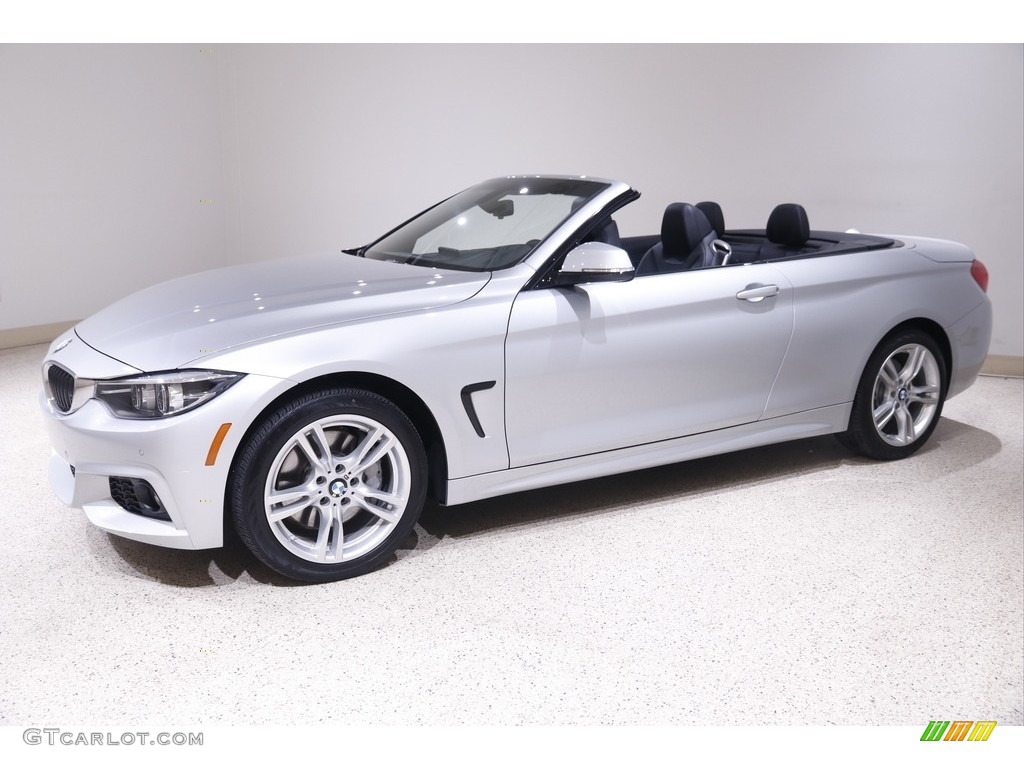 Glacier Silver Metallic 2018 BMW 4 Series 440i xDrive Convertible Exterior Photo #143312390