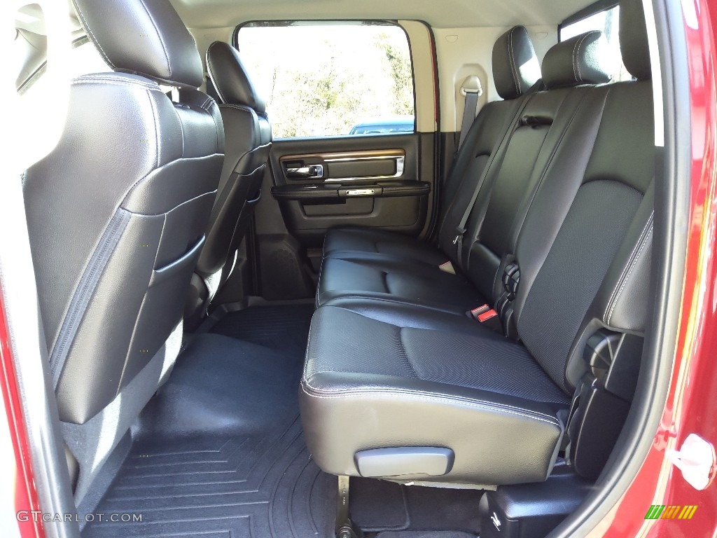 2015 2500 Laramie Limited Mega Cab 4x4 - Deep Cherry Red Crystal Pearl / Black photo #14