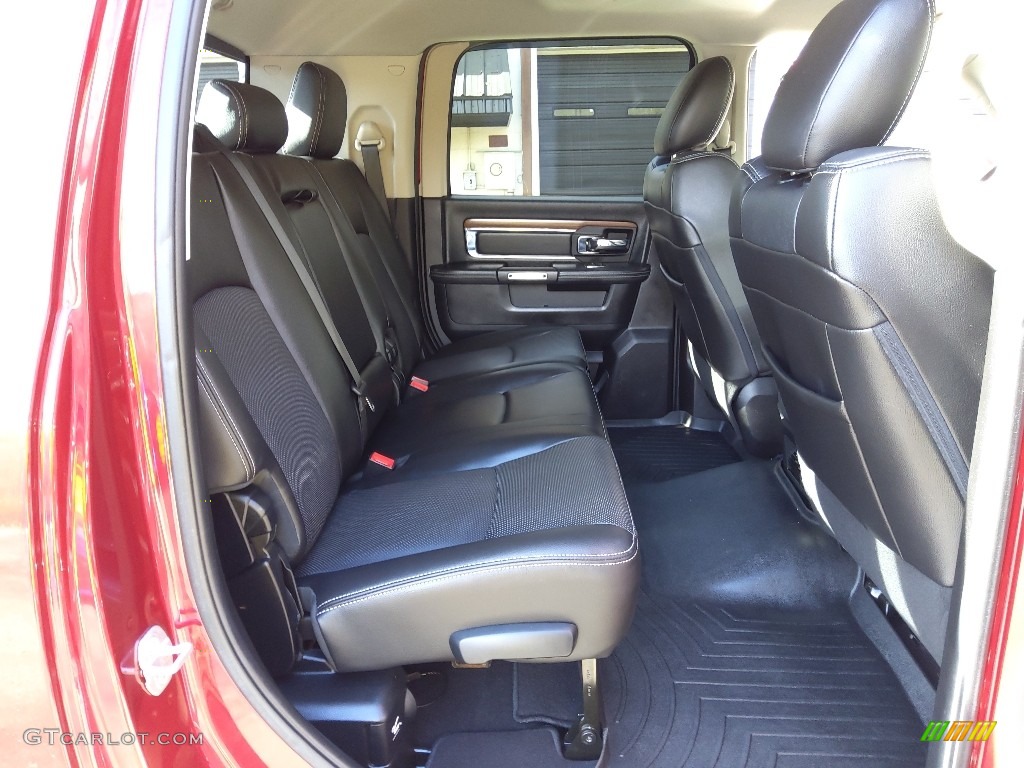2015 2500 Laramie Limited Mega Cab 4x4 - Deep Cherry Red Crystal Pearl / Black photo #16