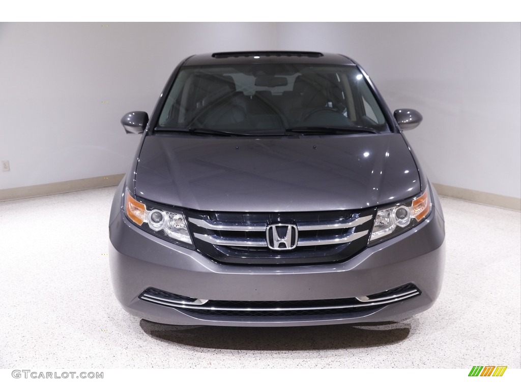 2016 Odyssey EX-L - Smoky Topaz Metallic / Gray photo #2