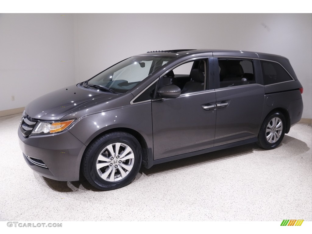 2016 Odyssey EX-L - Smoky Topaz Metallic / Gray photo #3