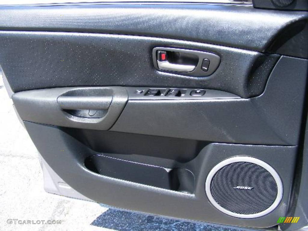 2006 MAZDA3 s Grand Touring Hatchback - Titanium Gray Metallic / Black photo #25