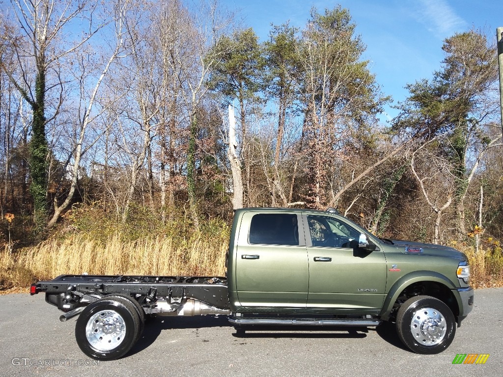 Olive Green Pearl 2022 Ram 4500 Laramie Crew Cab 4x4 Chassis Exterior Photo #143315097