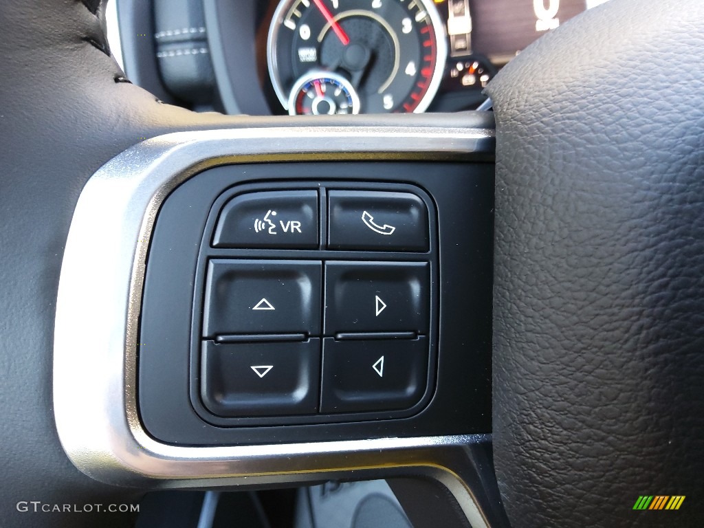2022 Ram 4500 Laramie Crew Cab 4x4 Chassis Black Steering Wheel Photo #143315193