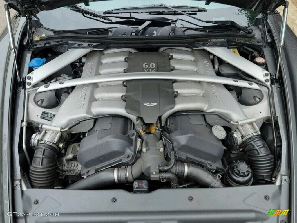 2009 Aston Martin DB9 Volante Engine Photos