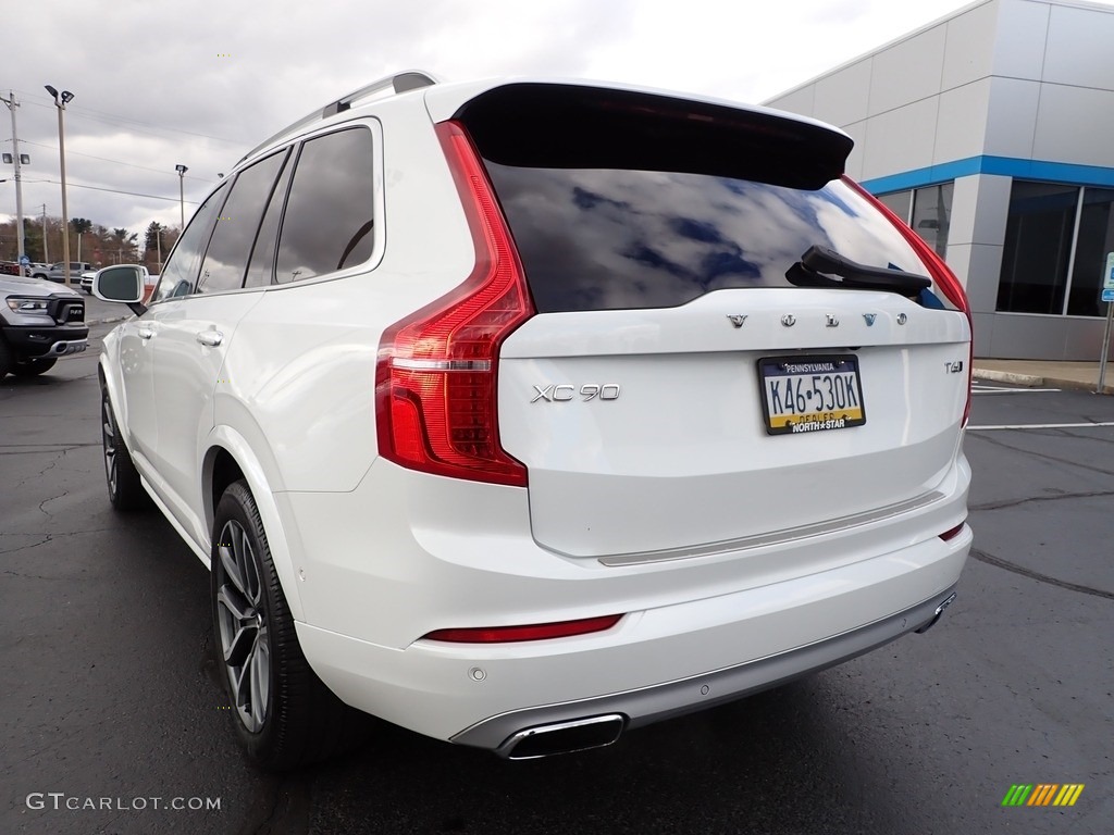 2019 XC90 T6 AWD Momentum - Crystal White Metallic / Maroon photo #5