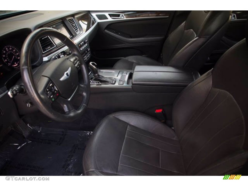 2015 Genesis 3.8 Sedan - Parisian Gray / Black photo #3