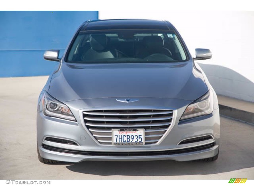2015 Genesis 3.8 Sedan - Parisian Gray / Black photo #7