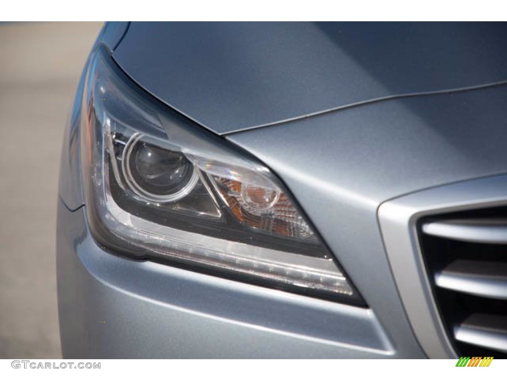 2015 Genesis 3.8 Sedan - Parisian Gray / Black photo #8
