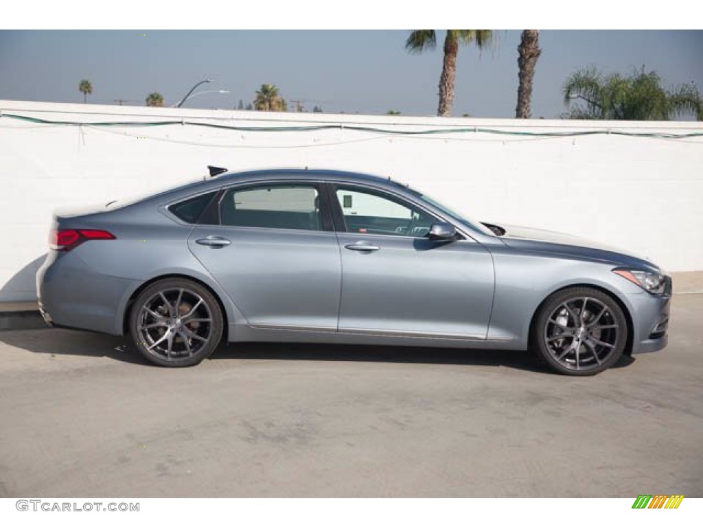 2015 Genesis 3.8 Sedan - Parisian Gray / Black photo #14