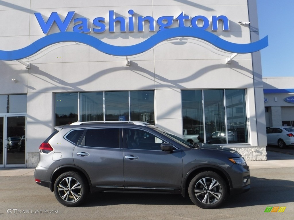 2017 Rogue SL AWD - Gun Metallic / Charcoal photo #2