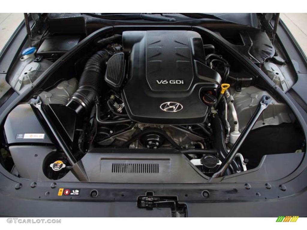 2015 Genesis 3.8 Sedan - Parisian Gray / Black photo #37