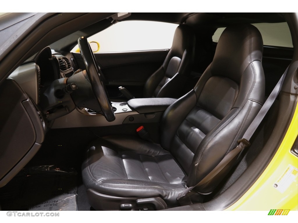 2006 Corvette Coupe - Velocity Yellow / Ebony Black photo #5